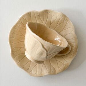 Metlox lotus Cup and Saucer Set